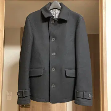 쉽스 M 네이비 울 코트