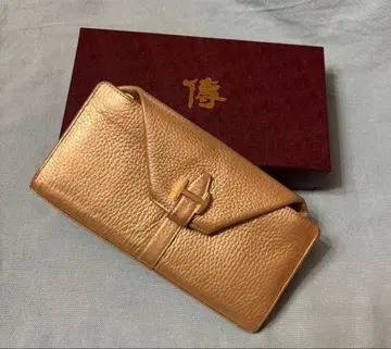 후쿠하마노 가르송 장지갑 샴페인 골드