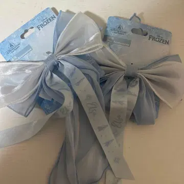 상하이 디즈니랜드 겨울왕국 리본 2개 세트