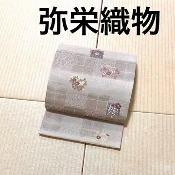 니시진 야에오리모노 미에 조직 초경량 전통 후쿠로 오비 증권