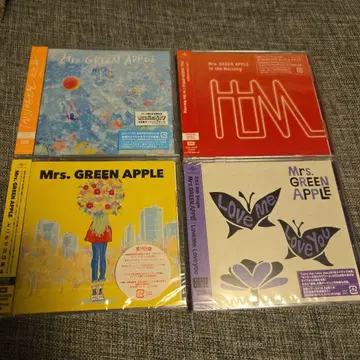 Mrs. GREEN APPLE CD 초회 한정판 4장 세트