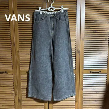 VANS 와이드 실루엣 스트레이트 데님 블랙
