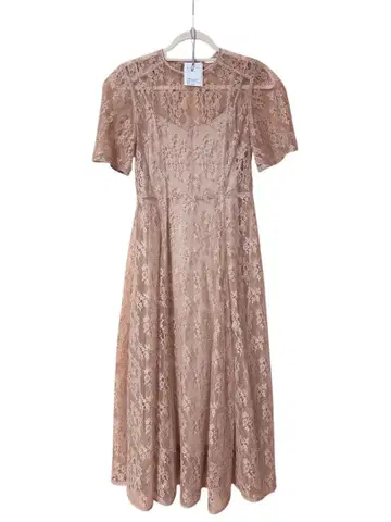 SNIDEL 백 디자인 레이스 원피스