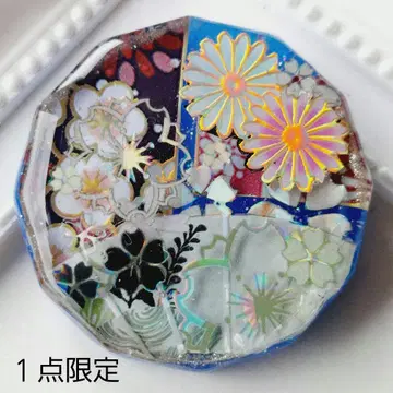 [ 1693 ] 레진 설날 머리끈 포니 후크 브로치 핸드메이드