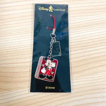 새상품 Disney 디즈니 카드 클럽 미키마우스 스트랩 익명 배송