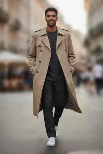 MACKINTOSH PHILOSOPHY 베이지 트렌치코트