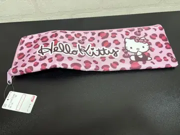 헬로키티 레오파드 무늬 헤어 고데기 케이스