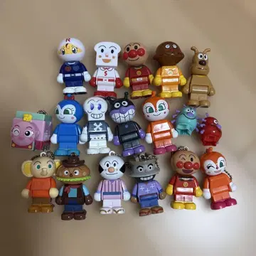 호빵맨 블록 인형 18개