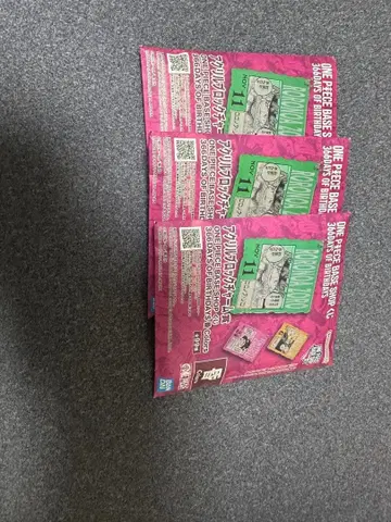 ONEPIECE BASE SHOP 복권 아크릴 블록 참상 세트