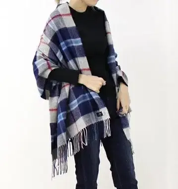 새상품 John Scott(존 스캇) 체크 숄