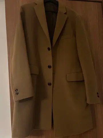 BEAMS 브라운 체스터 코트 L