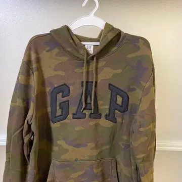GAP 카모 패턴 후드 부착 후드티 M 사이즈