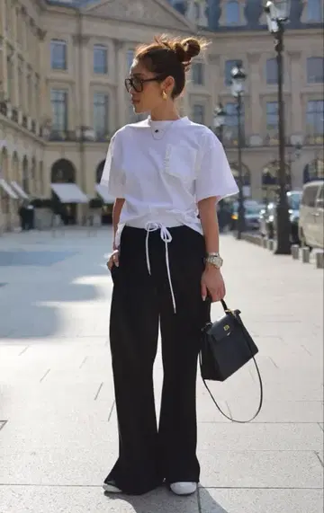 집시필라 도킹 라이트 팬츠 블랙