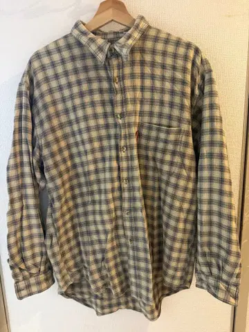 CONVERSE 체크 무늬 긴팔 셔츠 LL