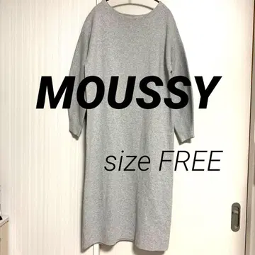 MOUSSY 니트 원피스 7부 소매