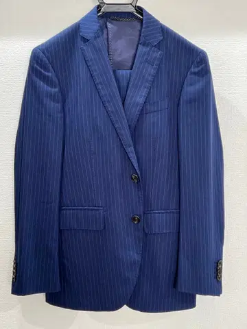 네이비 핀스트라이프 비즈니스 정장 수트 컴퍼니