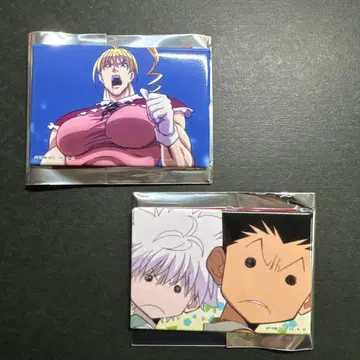 HUNTER x HUNTER 트레이딩 장면 사진 스퀘어 캔뱃지