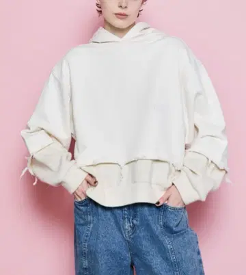 새상품급 MAISON SPECIAL 멀티 콤비 후디 후드 맨투맨