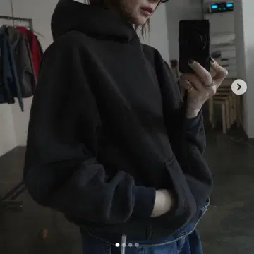 LON TWO SIDE HOODIE/ CHARCOAL