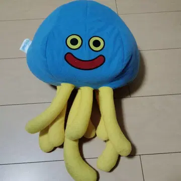 문어형 봉제 인형 파랑과 옐로우 컬러