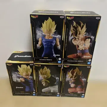 드래곤볼 그란디스타 묶음 판매 5체 세트