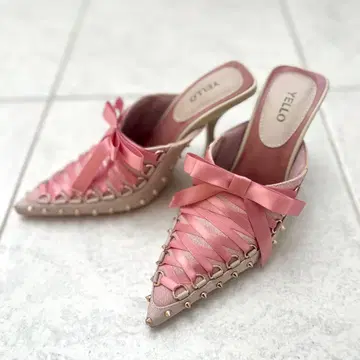 [ YELLO ] KISSER MULES M 사이즈