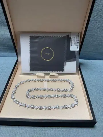 모이사나이트 실버 925 목걸이