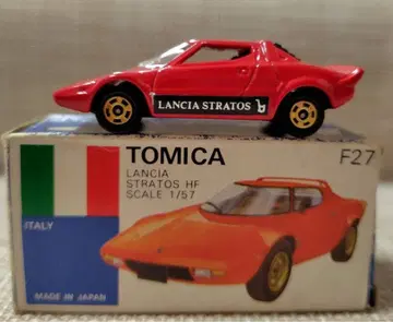 토미카 파랑 상자 F27 란치아 아스트라 HF 일본제 당시물