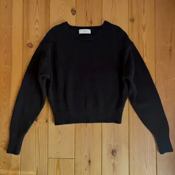 SLOBE IENA 니트 숏 기장 블랙