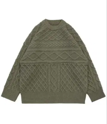 SELECT MOCA 랜덤 케이블 오버 니트