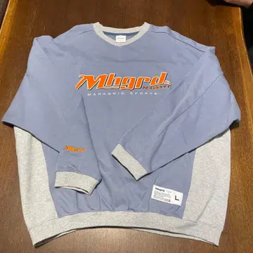 mahagrid 트레이닝복 L 라이트 블루/그레이