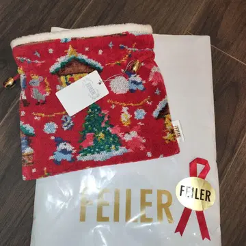 FEILER 크리스마스 패턴 파우치