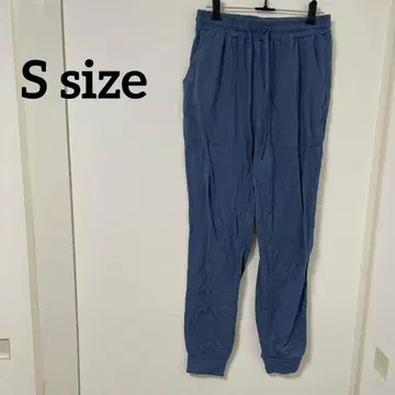 조거 팬츠 [ S 사이즈 ] 블루 계열 캐주얼 홈웨어 스타일리시 쾌적