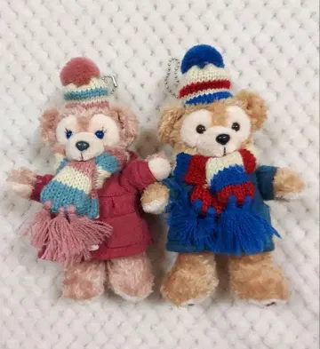 더피 & 셰리메이 인형 배지 더플 코트 디즈니씨