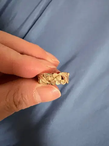 골드 빈티지풍 반지 하와이안 주얼리