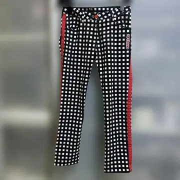 archivio 팬츠 체크 무늬 사이즈 38