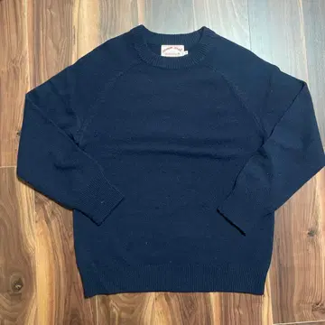 네이비 래글런 슬리브 니트 comm arch (comm. arch.)