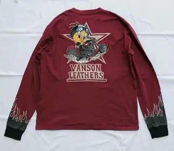 VANSON x LOONEY TUNES 론T 자수 긴팔 사이즈 XXL