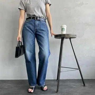 리바이스 90년대 스트레이트 데님 인디고