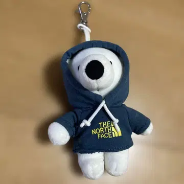 THE NORTH FACE 후드 부착 곰 키링