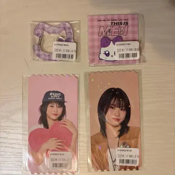 ME:I 온라인 복권 픽처 티켓 카라비너 러버 헤어 클립 사사키 코코나