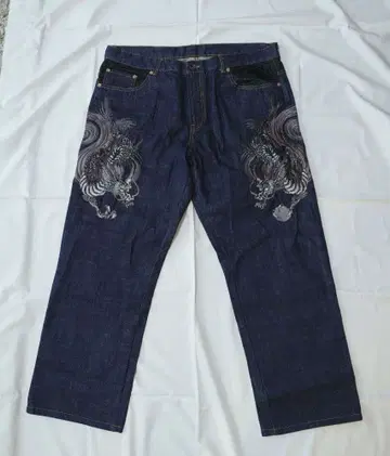 화려악단 청바지 드래곤 사이즈 40 데님