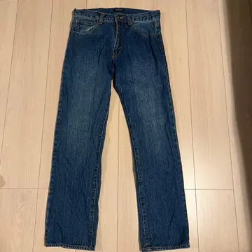 BEAMS HEART 스트레이트 데님 S 사이즈 인디고