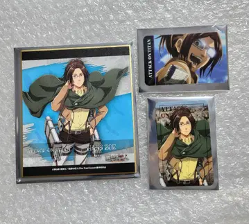 진격의 거인 가라오케 철인 한지 비주얼 카드 색지