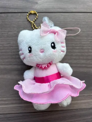 새상품, 미사용 USJ 키티 봉제 인형 키체인