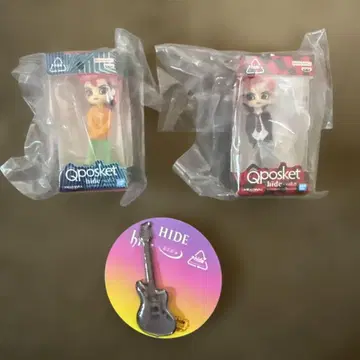 Qposket hide 피규어 2체 세트 부속물 있음