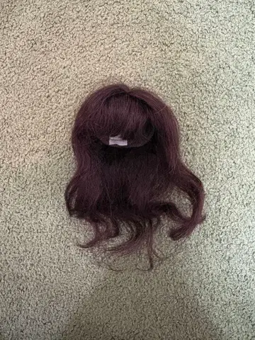 인형용 가발(3~4inch) 다크 브라운