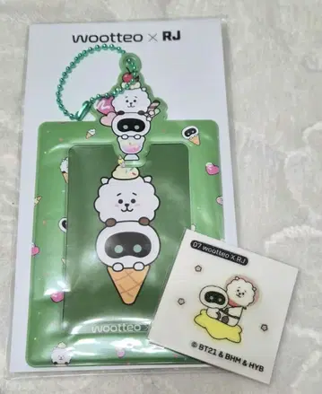 BTS 진 트레이딩 카드 케이스 RJ wootteo