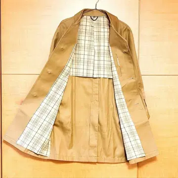 여성용 스텐 칼라 베이지 코트 가을/겨울