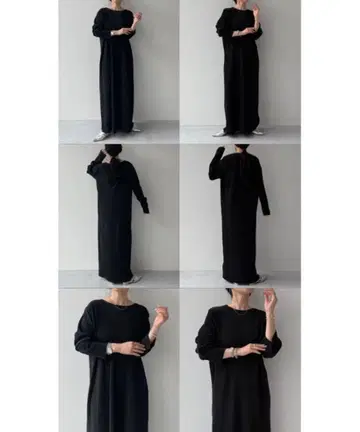 wee9s 구형 플리츠 원피스 롱